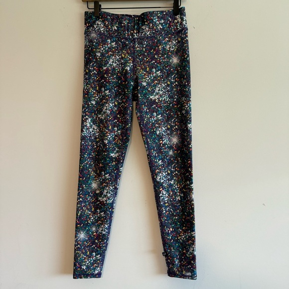 Terez Confetti Dotted Multicolor Leggings Size Large - Picture 1 of 8